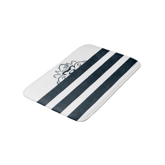 TAZ™ Verbergen in strepen Badmat (Gekanteld)