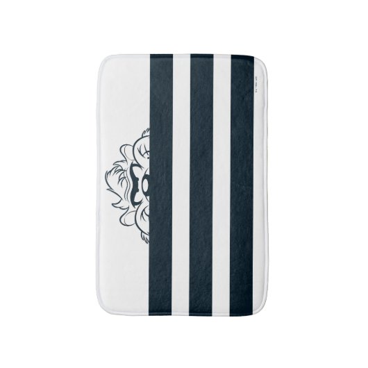 TAZ™ Verbergen in strepen Badmat (Voorkant Verticaal)