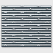 TAZ™ Verbergen in strepen Cadeaupapier (Vlak)