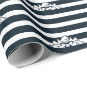 TAZ™ Verbergen in strepen Cadeaupapier (Rol Hoek)