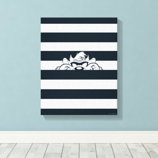 TAZ™ Verbergen in strepen Canvas Afdruk (Insitu (Houten vloer))