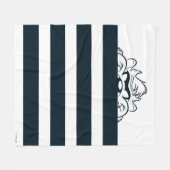 TAZ™ Verbergen in strepen Fleece Deken (Voorkant (Horizontaal))