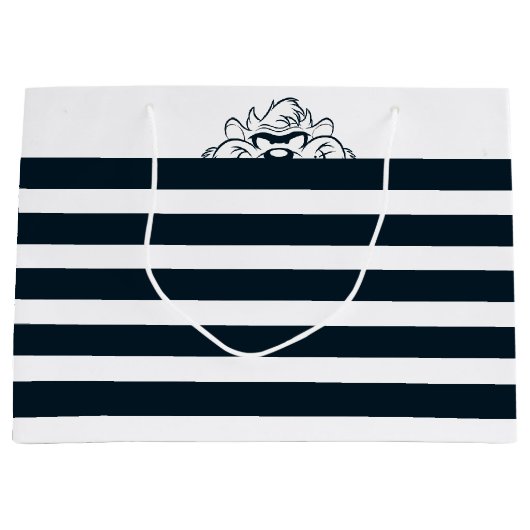 TAZ™ Verbergen in strepen Groot Cadeauzakje (Voorkant)