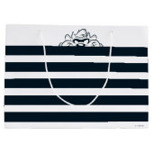 TAZ™ Verbergen in strepen Groot Cadeauzakje (Achterkant)