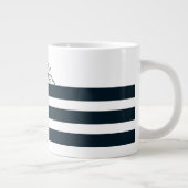 TAZ™ Verbergen in strepen Grote Koffiekop (Rechts)