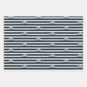 TAZ™ Verbergen in strepen Inpakpapier Vel (Voorkant 3)