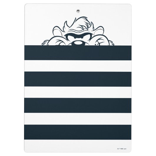 TAZ™ Verbergen in strepen Klembord (Achterkant)