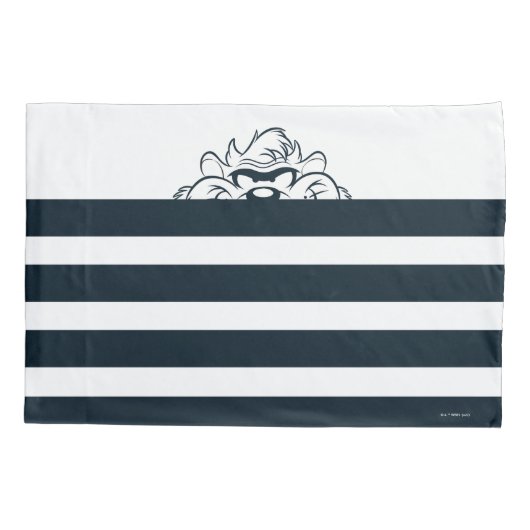 TAZ™ Verbergen in strepen Kussensloop (Achterkant)