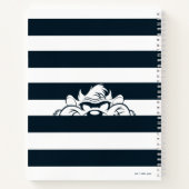 TAZ™ Verbergen in strepen Notitieboek (Achterkant)