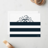 TAZ™ Verbergen in strepen Notitiekaartje (Voorkant / Achterkant in situ)