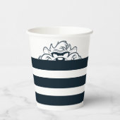 TAZ™ Verbergen in strepen Papieren Bekers (Links)