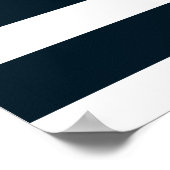 TAZ™ Verbergen in strepen Poster (Hoek)