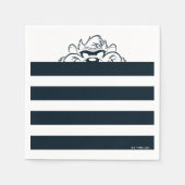 TAZ™ Verbergen in strepen Servet (Voorkant)