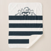 TAZ™ Verbergen in strepen Sherpa Deken (Voorkant)