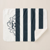 TAZ™ Verbergen in strepen Sherpa Deken (Voorkant (horizontaal))