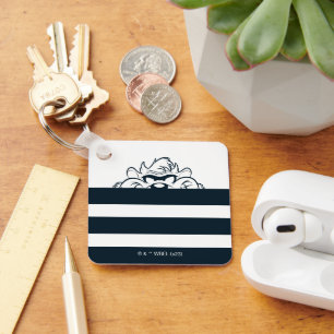 TAZ™ Verbergen in strepen Sleutelhanger