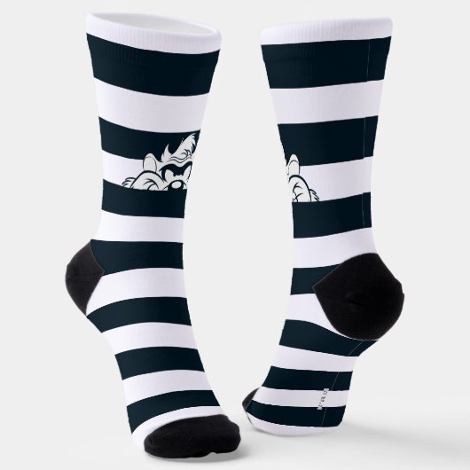 TAZ™ Verbergen in strepen Sokken (Gebogen)