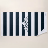 TAZ™ Verbergen in strepen Strandlaken (Voorkant)