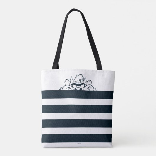 TAZ™ Verbergen in strepen Tote Bag (Achterkant)