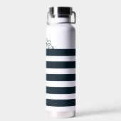 TAZ™ Verbergen in strepen Waterfles (Achterkant)