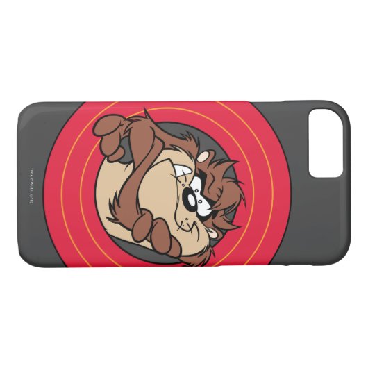 TAZ™ via LOONEY TUNES™ cirkels Case-Mate iPhone Case (Achterkant (Horizontaal))