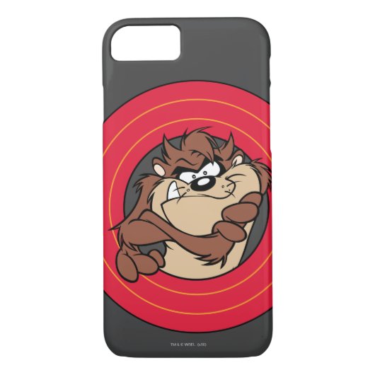 TAZ™ via LOONEY TUNES™ cirkels Case-Mate iPhone Case (Achterkant)