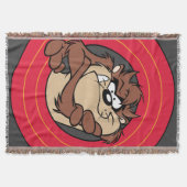 TAZ™ via LOONEY TUNES™ cirkels Deken (Voorkant)