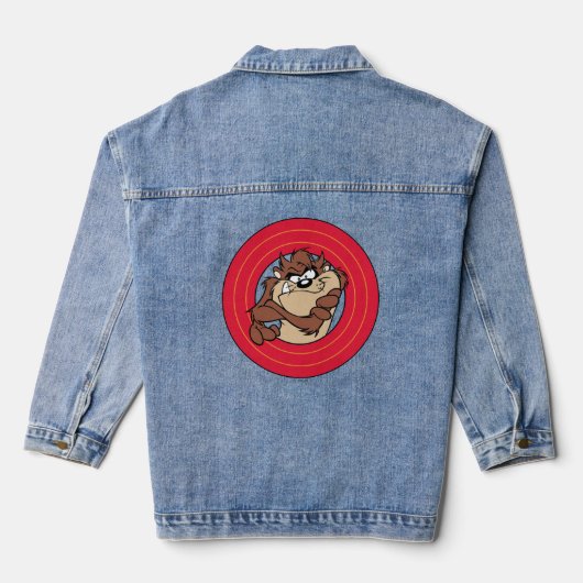 TAZ™ via LOONEY TUNES™ cirkels Denim Jacket (Achterkant)