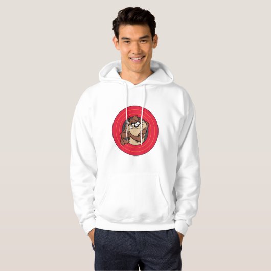 TAZ™ via LOONEY TUNES™ cirkels Hoodie (Voorkant volledig)