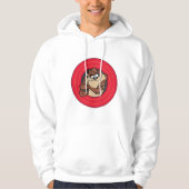 TAZ™ via LOONEY TUNES™ cirkels Hoodie (Voorkant)