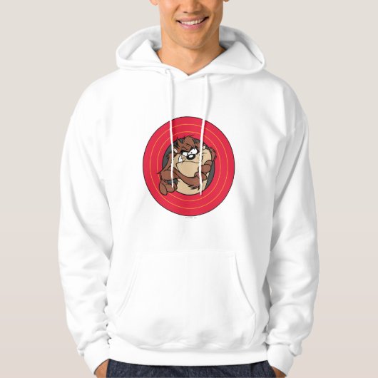 TAZ™ via LOONEY TUNES™ cirkels Hoodie (Voorkant)