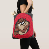 TAZ™ via LOONEY TUNES™ cirkels Tote Bag (Dichtbij)