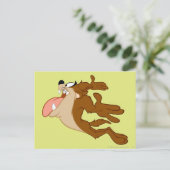 TAZ™ vliegt door de lucht Briefkaart (Staand voorkant)