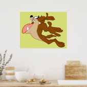 TAZ™ vliegt door de lucht Poster (Keuken)