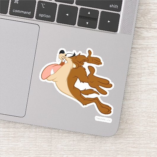 TAZ™ vliegt door de lucht Sticker (Detail)