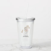 TAZ™ Whirling Tornado Acryl Drinkbeker (Achterkant)