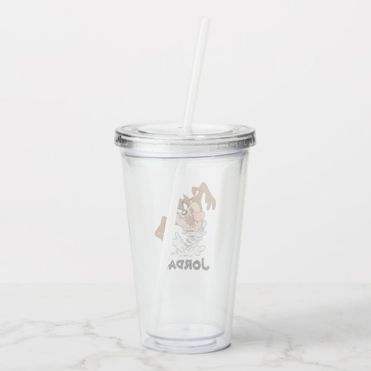 TAZ™ Whirling Tornado Acryl Drinkbeker (Achterkant)