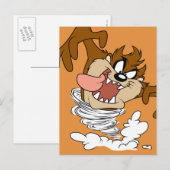 TAZ™ Whirling Tornado Briefkaart (Voorkant / Achterkant)