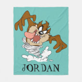 TAZ™ Whirling Tornado Fleece Deken (Voorkant)