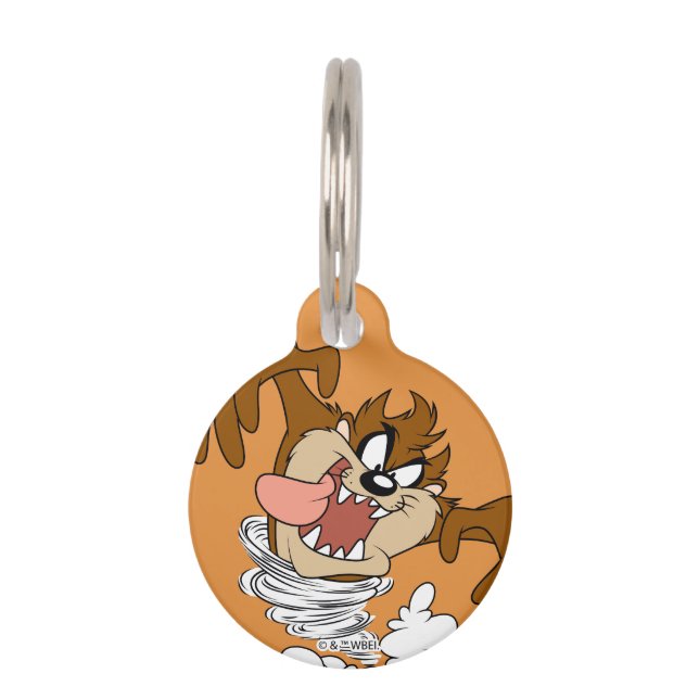 TAZ™ Whirling Tornado Huisdierpenning (Voorkant)