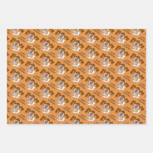 TAZ™ Whirling Tornado Inpakpapier Vel (Voorkant)