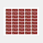 TAZ™ Whirling Tornado Labels (Vel)