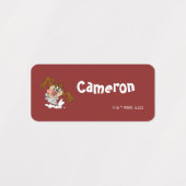 TAZ™ Whirling Tornado Labels (Design 1)