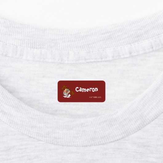 TAZ™ Whirling Tornado Labels (Aangebracht)