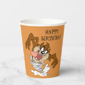 TAZ™ Whirling Tornado Papieren Bekers (Achterkant)