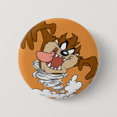 TAZ™ Whirling Tornado Ronde Button 5,7 Cm (Voorkant)