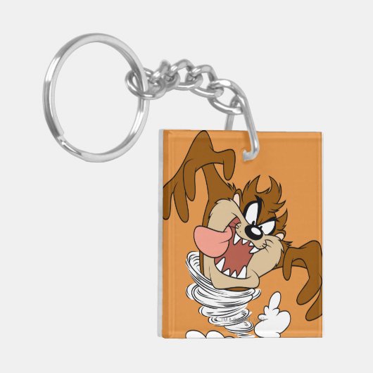 TAZ™ Whirling Tornado Sleutelhanger (Voorkant Links)