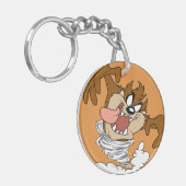 TAZ™ Whirling Tornado Sleutelhanger (Voorkant Links)