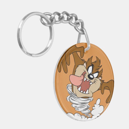 TAZ™ Whirling Tornado Sleutelhanger (Voorkant Links)