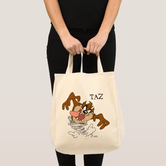 TAZ™ Whirling Tornado Tote Bag (Voorkant (product))